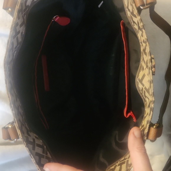 EUC Tommy Hilfiger Monogrammed Tote Bag - Picture 7 of 7